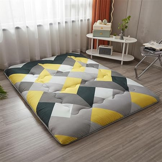 Futon japonais – Matelas futon de sol épais, pliable et respirant – futon confortable et facile à ranger