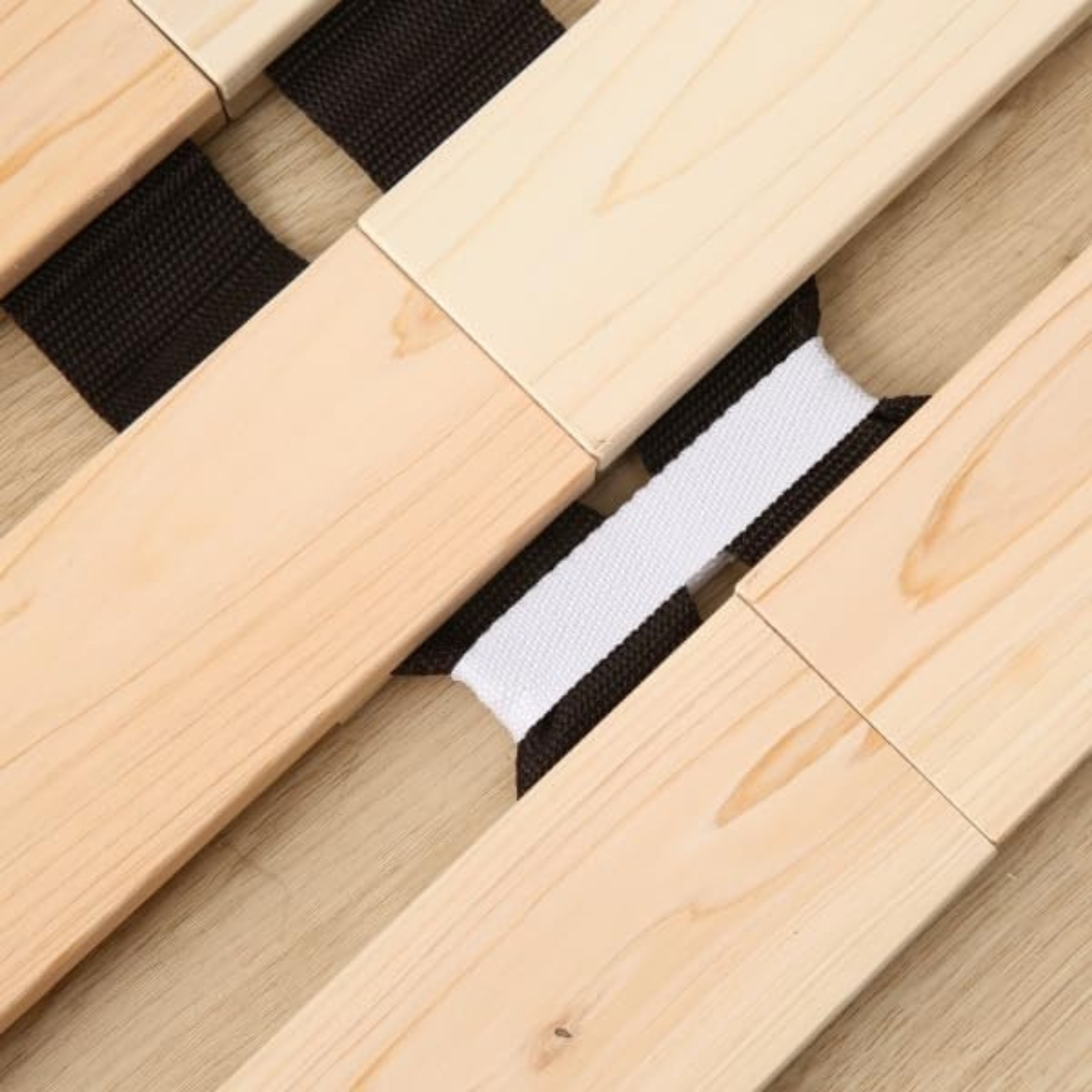Sommiers à lattes pliable en bois – Support minimaliste pour futon ou matelas