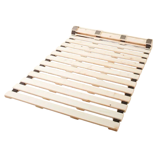 Sommiers à lattes pliable en bois – Support minimaliste pour futon ou matelas